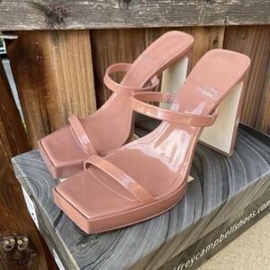 Jeffrey Campbell Pink Patent Heels